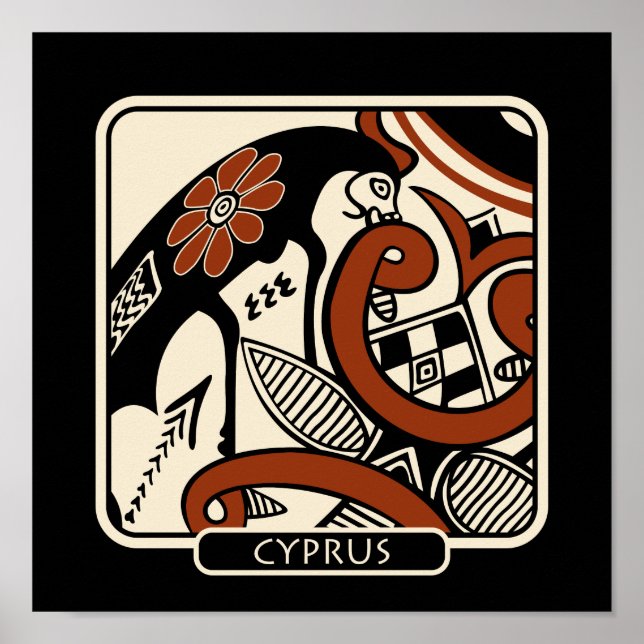 Kypruskartentrach Poster (Vorne)