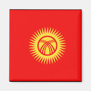 Kyrghyzstan Flagge Magnet
