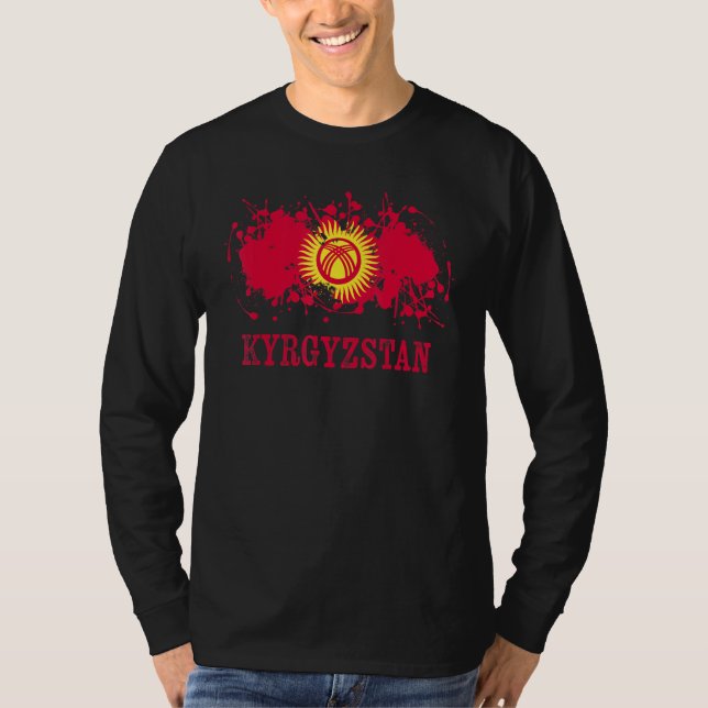 Kyrgyzstian enthusiasts for Kirgisija and Kyrgyzst T-Shirt (Vorderseite)