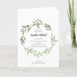 Kyriakos Griechisch-orthodoxe Kirche Taufprogramm Programm