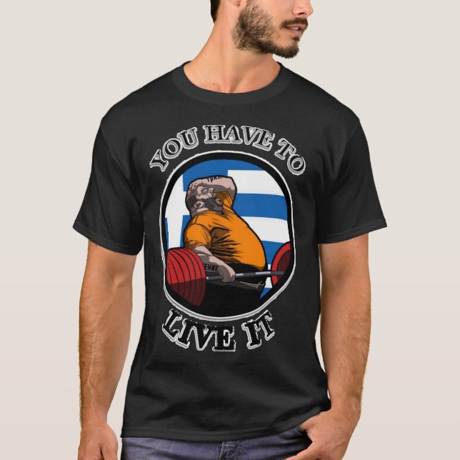KYRIAKOS GRIZZLY, SIE MÜSSEN ES LEBEN GRIECHENLAND T-Shirt (Vorderseite)