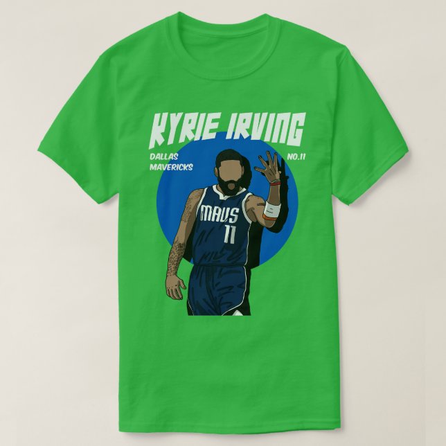Kyrie Irving Comic Style Art Thirt T-Shirt (Design vorne)