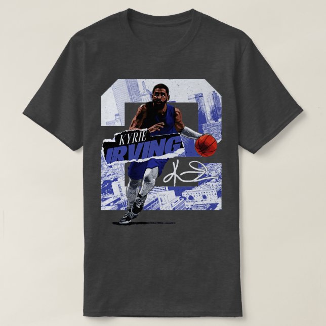 Kyrie Irving Dallas Rough TShirt 1 (Design vorne)