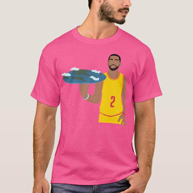Kyrie Irving Flat Earth T-Shirt (Vorderseite)