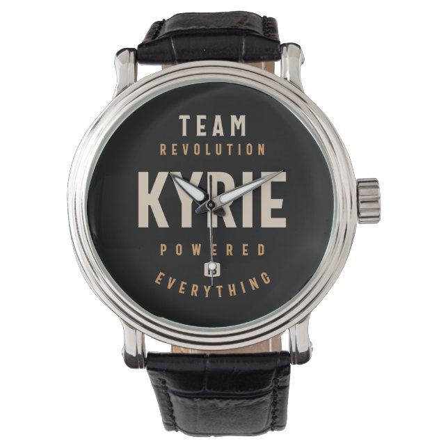 Kyrie Personalisiert Name - Funny Kyrie Armbanduhr (Vorderseite)
