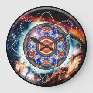 Kyron Orbz Kaleid Große Wanduhr