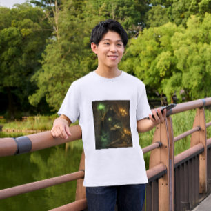 Kyrzon-Porträt – Dark Fantasy Charakter Kunst T-Shirt