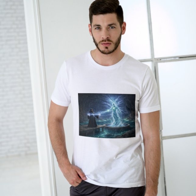 Kyrzon vs Shadow – Dark Fantasy Duel T-Shirt (Von Creator hochgeladen)