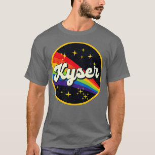 Kyser Regenbogen im Vintagen Weltraum T-Shirt
