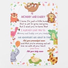 Kyte Baby Blankets mit Personalisierter Nachricht  Babydecke