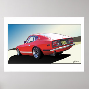 Kyusha Kai Datsun 240z Poster