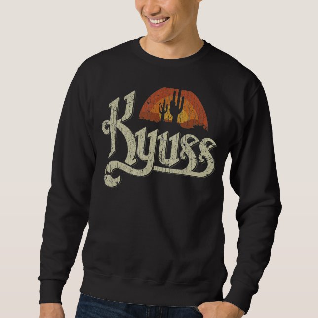 Kyuss Sunset 1987 Vintag Sweatshirt (Vorderseite)