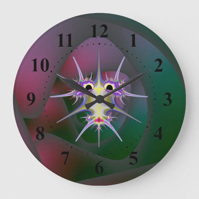 Kyzylagach Bug Große Wanduhr (Vorderseite)