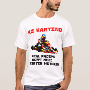 KZ Karting - wirkliche Rennläufer benötigen nich T-Shirt