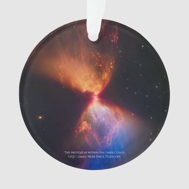 L1527 und Protostar - James Webb Space Telescope Ornament (Vorderseite)