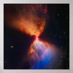 L1527 und Protostar James Webb Telescope Poster
