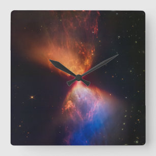 L1527 und Protostar - James Webb Telescope Quadratische Wanduhr
