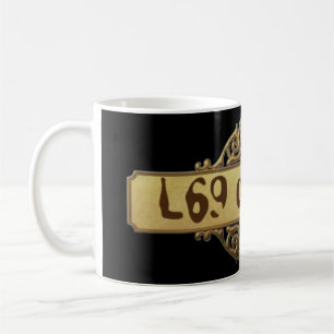 L69 DESIGNS GOLD BANNER KAFFEETASSE