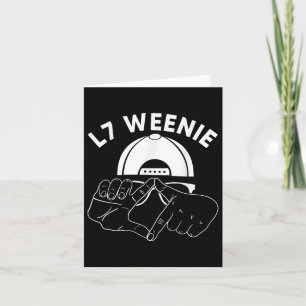 L7 Würstchen Loser Hände Funny 90s Baseball Softba Karte