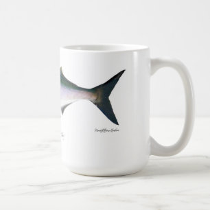 L 15 oz Bluefish Coffee Tasse