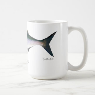 L 15 oz Bluefish Coffee Tasse