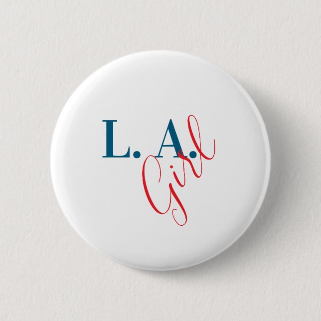 L. A. Girl Los Angeles Modern Minimalist Plain Button (Vorderseite)