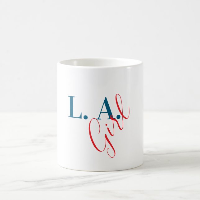 L. A. Girl Los Angeles Modern Minimalist Plain Kaffeetasse (Mittel)