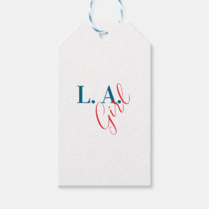 L. A. Girl Los Angeles moderner minimalistischer P Geschenkanhänger