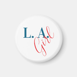 L. A. Girl Los Angeles moderner minimalistischer P Magnet