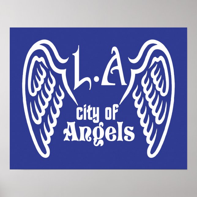L.A. Wings Custom Color Poster (Vorne)