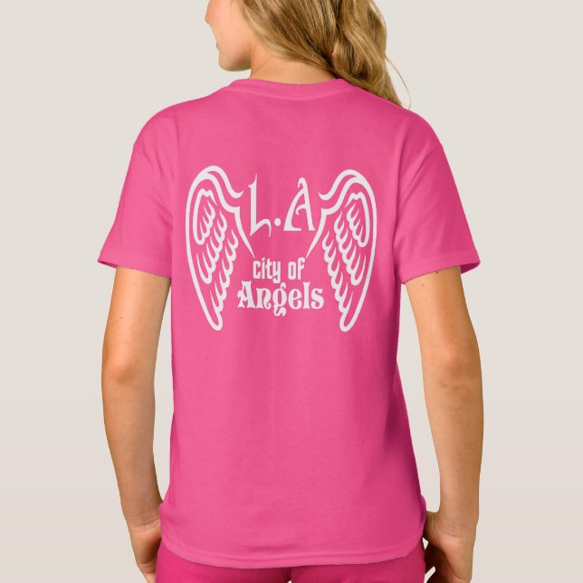 L.A. Wings individuelle Name Shirts & Jacken (Rückseite)