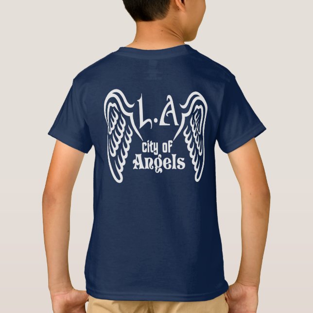 L.A. Wings individuelle Name Shirts & Jacken (Rückseite)
