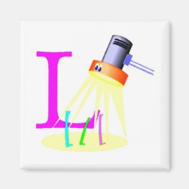 L - Alphabet Magnet (Vorne)