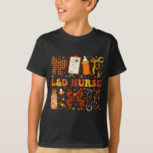 L&d Krankenschwester Herbst Coquette Geburt En T-Shirt