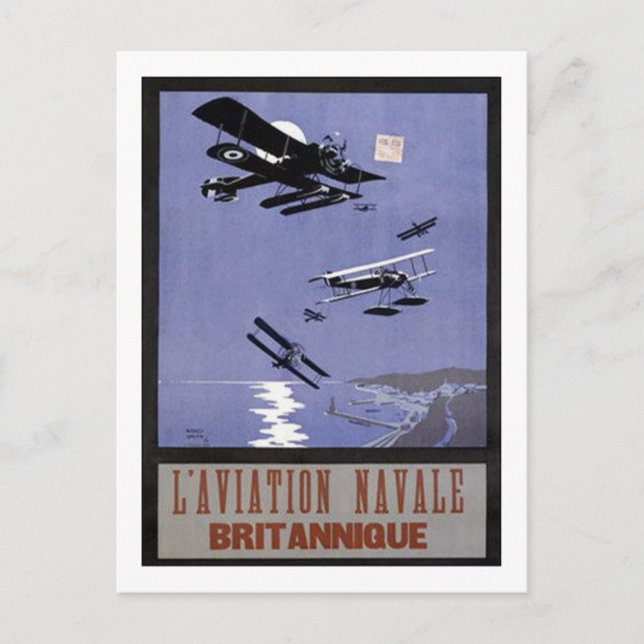 L' Aviation Navale Britannique Postkarte (Vorderseite)