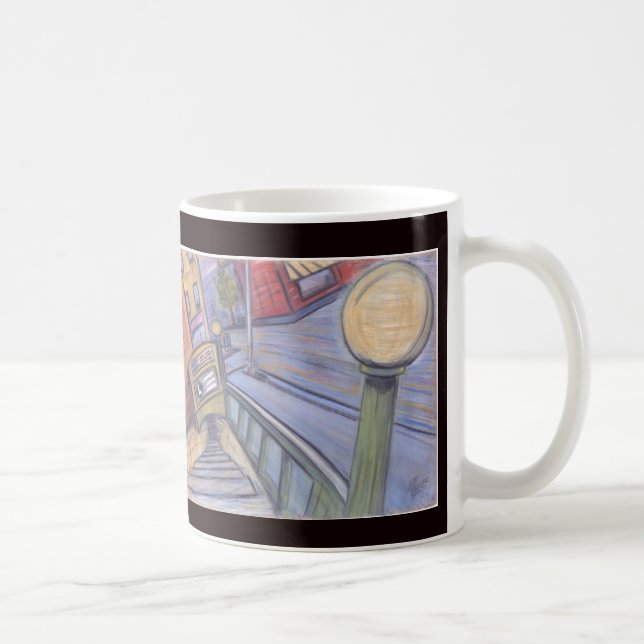 L Bahnstation in Bedford ave. Kaffeetasse (Rechts)