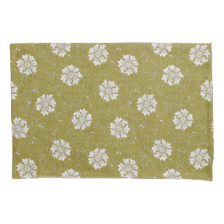 L Biophile grüne William Morris Blumen Ringelblume Kissenbezug