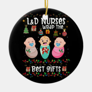 L&D Arbeit und Lieferung Krankenschwestern Wrap Be Keramik Ornament