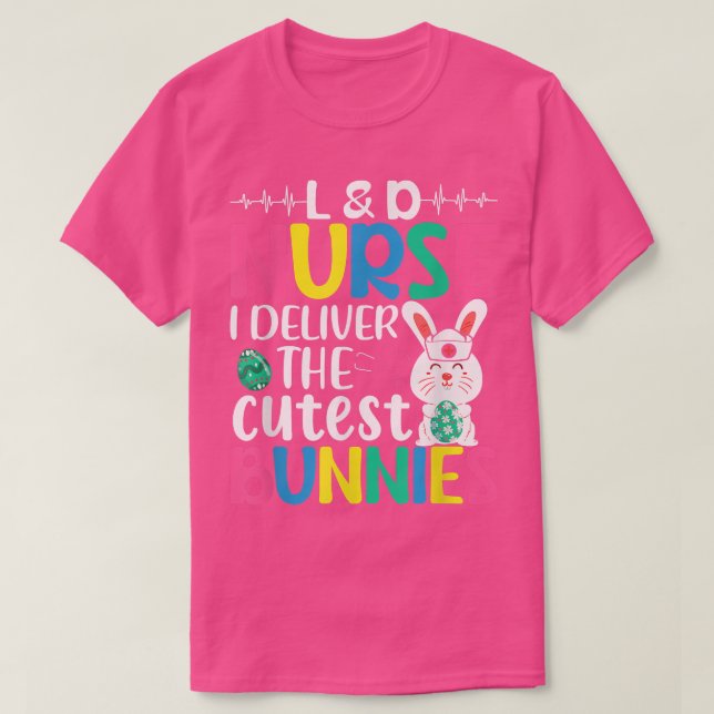 L&D Krankenschwester I liefert die Süssen Bunnies  T-Shirt (Design vorne)