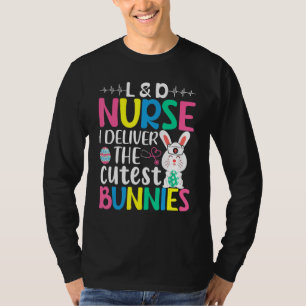 L&d Nurse I liefert den Niedlichen Bunnies Osterta T-Shirt