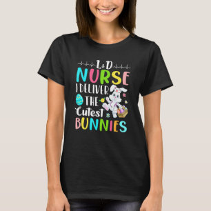 L&d Nurse I liefert die Niedlichsten Bunnies Happy T-Shirt