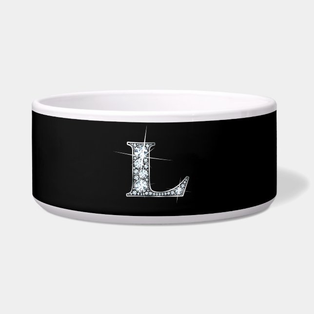 L "Diamond Bling" Pet Bowl Napf (Vorderseite)