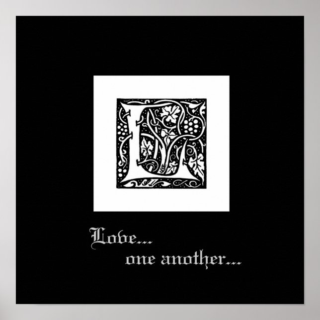 "L"-Druck Poster (Vorne)