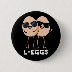 L-Eier Funny Egg Pun Dark BG Button