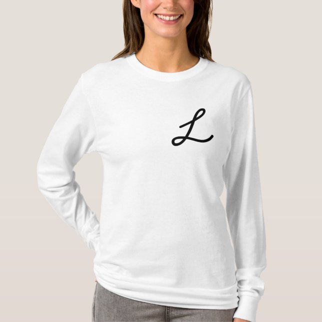 L für Laverne T-Shirt (Vorderseite)