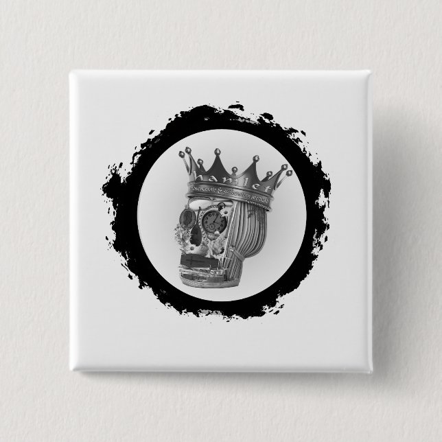 l.i.t. hamlet/R&G quadratischer Knopf Button (Vorderseite)