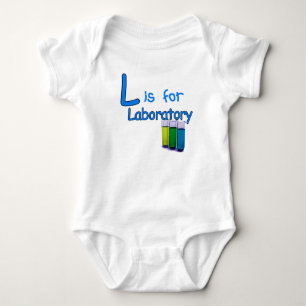 L ist für Labor Baby Strampler