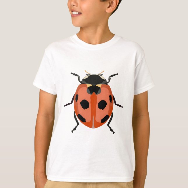 L ist für Lady Bug T-Shirt (Vorderseite)