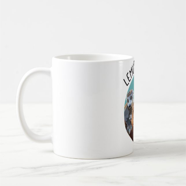 L ist für Lemur Keeper Kaffeetasse (Links)