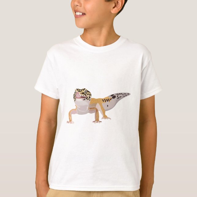 L ist für Leopard Gecko T-Shirt (Vorderseite)
